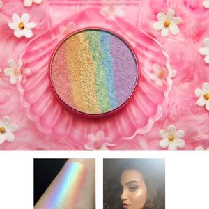 Kaleidoscope rainbow highlighter